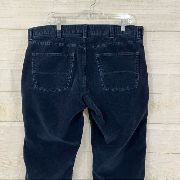 L.L.Bean Navy Straight Leg Corduroy Pants - Picture 5 of 9
